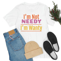 Unisex Jersey Short Sleeve Tee, "Wanty"