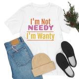 Unisex Jersey Short Sleeve Tee, "Wanty"