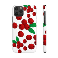 Case Mate Slim Phone Cases, "Cranberries"