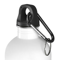 Stainless Steel IRW "Hydrate!" Water Bottle w/carabiner, 14oz