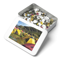 Campsite, Torres del Paine, Patagonia.  Jigsaw Puzzle (252-Piece)