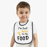 "Bananas" Contrast Trim Jersey Bib