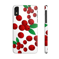 Case Mate Slim Phone Cases, "Cranberries"