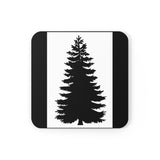 Corkwood Coaster Set "Pine Tree"