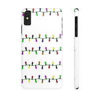 Case Mate Slim Holiday Phone Cases, "String Lights"