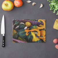 "Harvest"  Tempered Glass Cutting Board