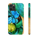 Case Mate Slim Holiday Phone Cases, "Blue Sparkle"