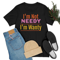 Unisex Jersey Short Sleeve Tee, "Wanty"