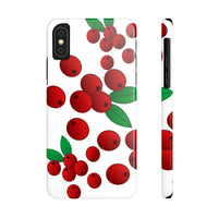 Case Mate Slim Phone Cases, "Cranberries"