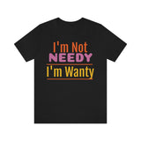 Unisex Jersey Short Sleeve Tee, "Wanty"