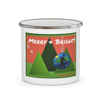 Merry & Bright!  IRW Enamel Camping Mug