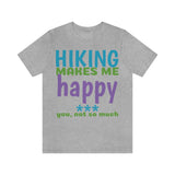 Unisex Jersey Short Sleeve Tee, "Happy"