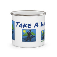 Take A Hike!  IRW Enamel Camping Mug