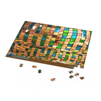 IRW Holiday Sparkle Jigsaw Puzzle (120, 252, 500-Piece), Gold Mosaic