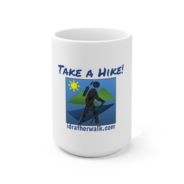 Large IRW Logo "Take a Hike!" Ceramic Mug, 15oz