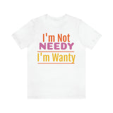 Unisex Jersey Short Sleeve Tee, "Wanty"