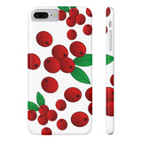 Case Mate Slim Phone Cases, "Cranberries"