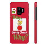 Case Mate Slim Holiday Phone Cases, "Santy Claus"