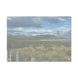 "Patagonia Landscape"  Tempered Glass Cutting Board, 2 sizes
