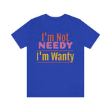 Unisex Jersey Short Sleeve Tee, "Wanty"