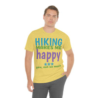 Unisex Jersey Short Sleeve Tee, "Happy"