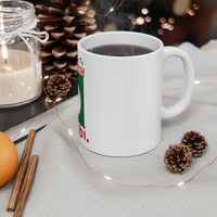 Ceramic Holiday "Alibi" Mug, 11oz