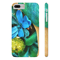 Case Mate Slim Holiday Phone Cases, "Blue Sparkle"