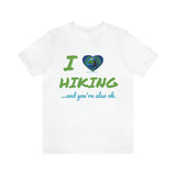 Unisex IRW Logo "Love Hiking" Jersey Short Sleeve Tee