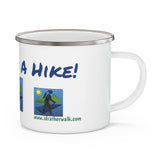 Take A Hike!  IRW Enamel Camping Mug