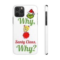 Case Mate Slim Holiday Phone Cases, "Santy Claus"