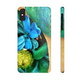 Case Mate Slim Holiday Phone Cases, "Blue Sparkle"