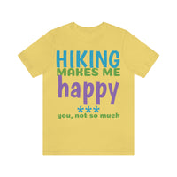 Unisex Jersey Short Sleeve Tee, "Happy"