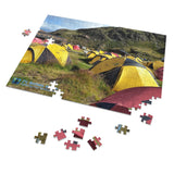 Campsite, Torres del Paine, Patagonia.  Jigsaw Puzzle (252-Piece)