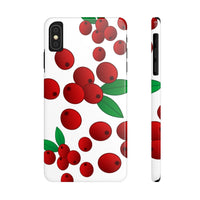 Case Mate Slim Phone Cases, "Cranberries"