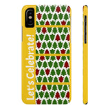 Case Mate Slim Holiday Phone Cases, "Let's Celebrate"