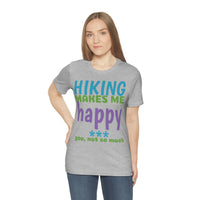 Unisex Jersey Short Sleeve Tee, "Happy"