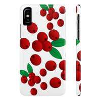 Case Mate Slim Phone Cases, "Cranberries"