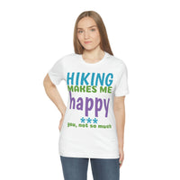 Unisex Jersey Short Sleeve Tee, "Happy"