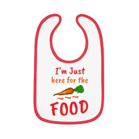 "Carrots" Contrast Trim Jersey Bib